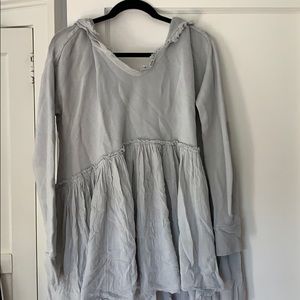 Free People light blue tunic